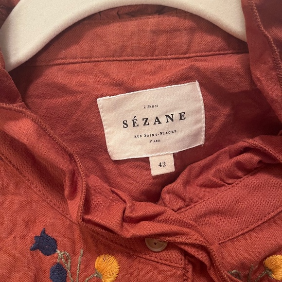 Sezane Chlo Shirt (size 10) - Picture 6 of 6